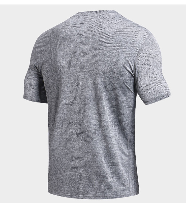 Outdoor Running Exercise T-shirt Short Sleeve Men's Summer Loose Breathable Basketball Training Quick Drying Clothes
