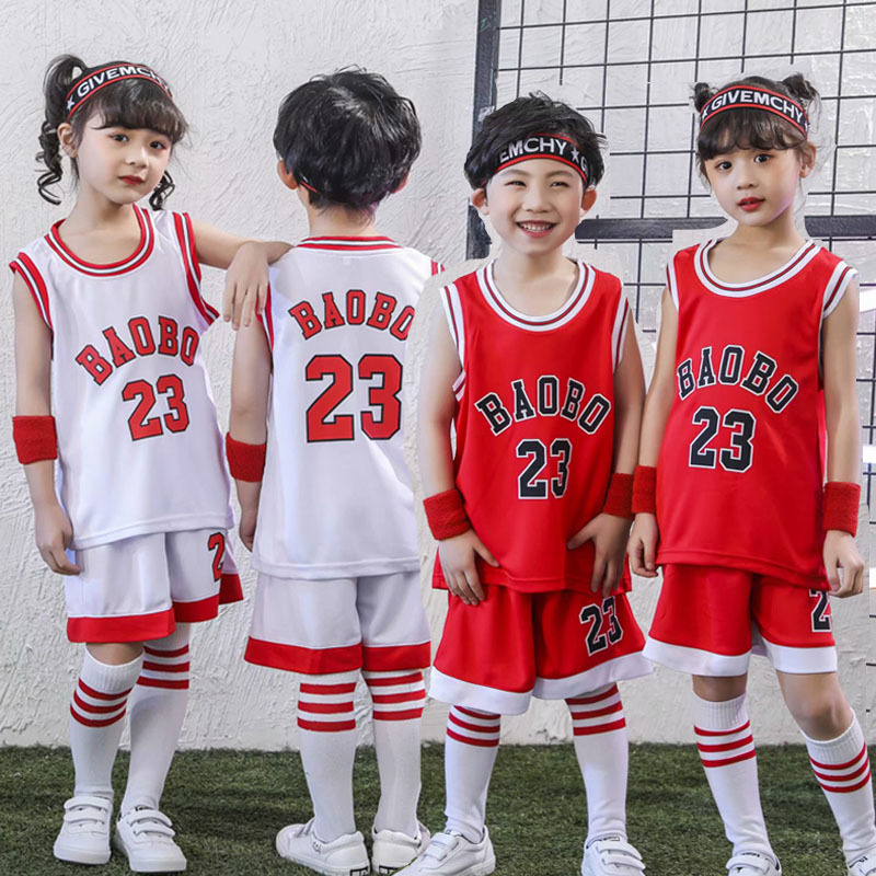 Men&#039;s Middle and Big Children&#039;s Jersey Youth Primary School Student Vest Kindergarten Performance Performance Clothes