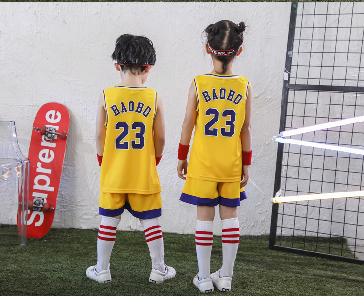 Men's Middle and Big Children's Jersey Youth Primary School Student Vest Kindergarten Performance Performance Clothes