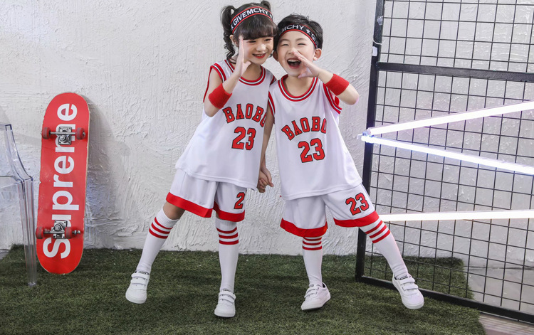 Men's Middle and Big Children's Jersey Youth Primary School Student Vest Kindergarten Performance Performance Clothes