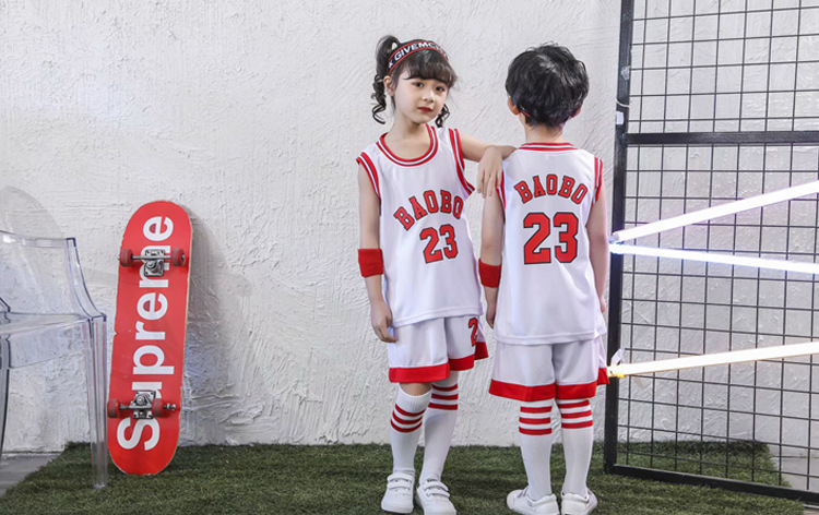 Men's Middle and Big Children's Jersey Youth Primary School Student Vest Kindergarten Performance Performance Clothes