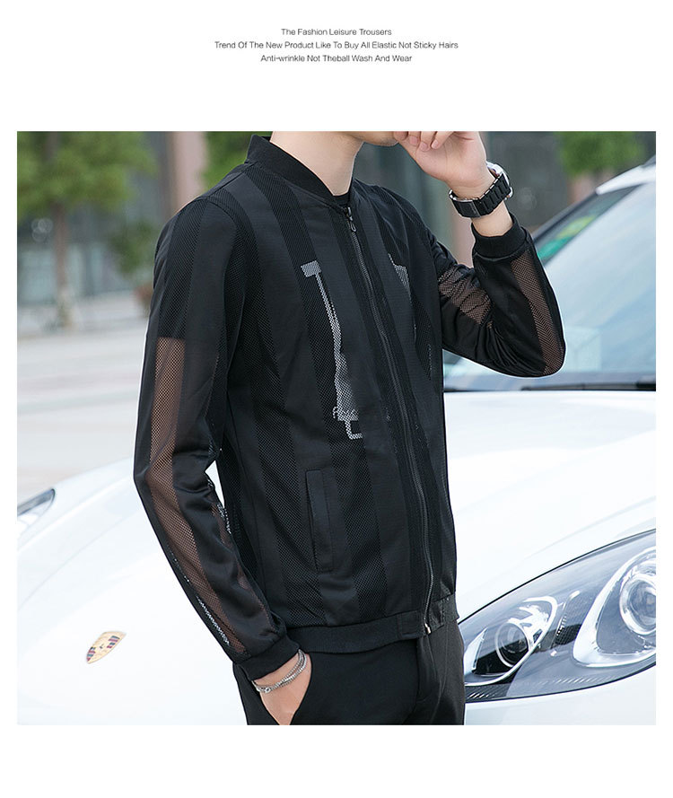 Sun Protection Clothing Men's Korean-Style Ultra-Thin Coat Breathable Trendy Summer New plus Size Hollow-out Sun Clothes Sun Protection Clothing Men's Korean-Style Ultra-Thin Coat Breathable Trendy Summer New plus Size Hollow-out Sun Clothes
