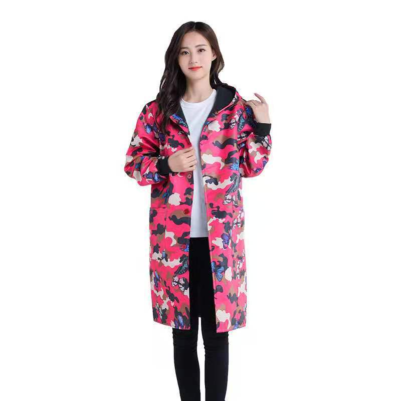 Adult Outdoor Wear Men&#039;s and Women&#039;s Camouflage Work Clothes Labor Protection Kitchen Waterproof Long Sleeve Apron