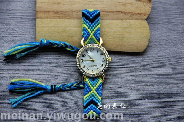 Taobao hot new knitting rope watch ethnic students Taobao hot new knitting rope watch ethnic students