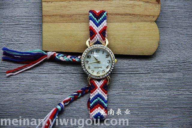 Taobao hot new knitting rope watch ethnic students Taobao hot new knitting rope watch ethnic students