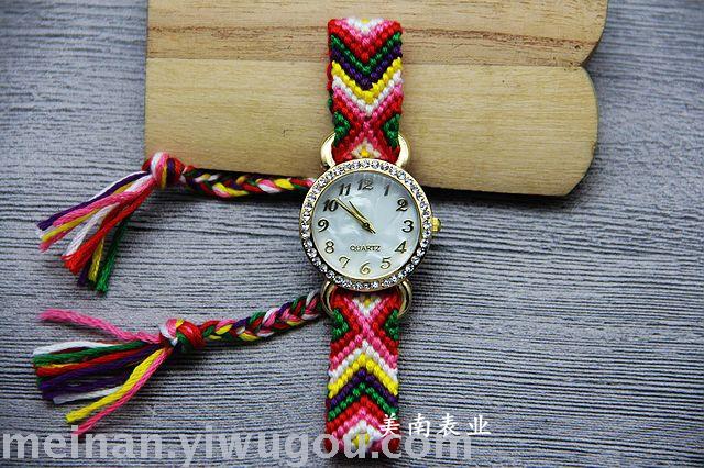 Taobao hot new knitting rope watch ethnic students Taobao hot new knitting rope watch ethnic students