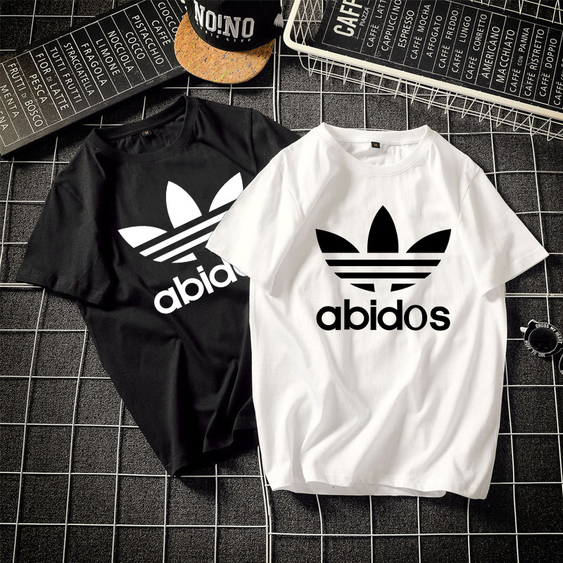 and Female Trendy Brand Summer Trendy Men's Wear Tops Loose Large Size Clothes Men's Three Standard Short Sleeve Whole