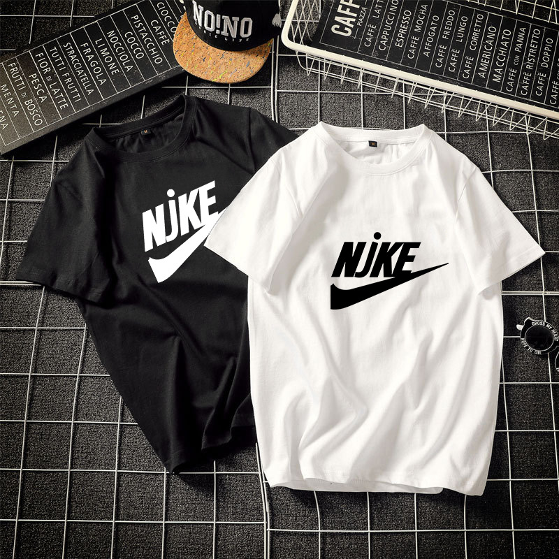 and Female Trendy Brand Summer Trendy Men's Wear Tops Loose Large Size Clothes Men's Three Standard Short Sleeve Whole