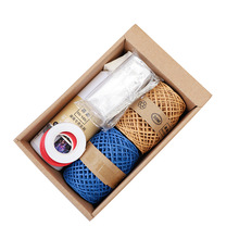 Manufacturers sell 14-30mm jute rope creative retro home decoration 50m long multi-strand knitting spot