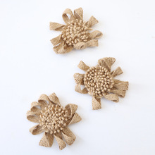 Manufacturers sell 14-30mm jute rope creative retro home decoration 50m long multi-strand knitting spot