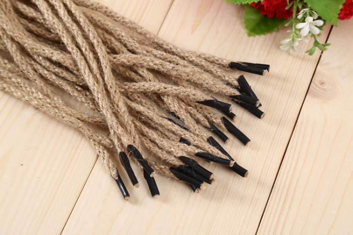 Manufacturer direct selling hemp rope knitting shoelace line with ribbon thread with auxiliary materials Manufacturer direct selling hemp rope knitting shoelace line with ribbon thread with auxiliary materials