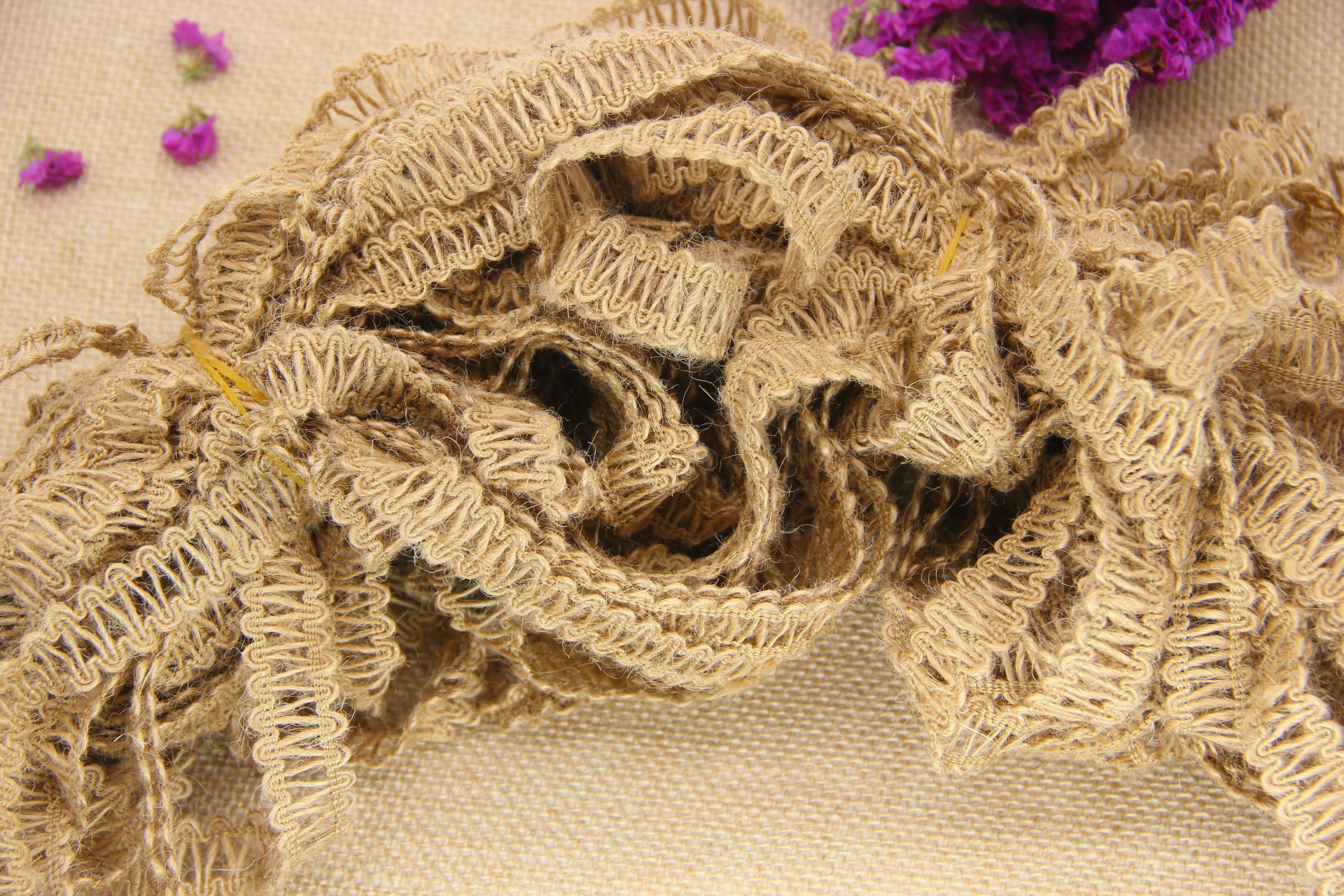 Shelf 18mm hemp knitting lace hemp rope hand diy woven lace material