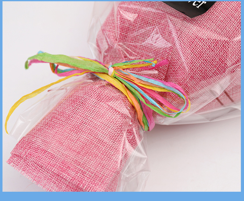 Manufacturers direct sale 6 color package color rafai rope knitting creative diy gift packaging rope 80 m6 decorative rope