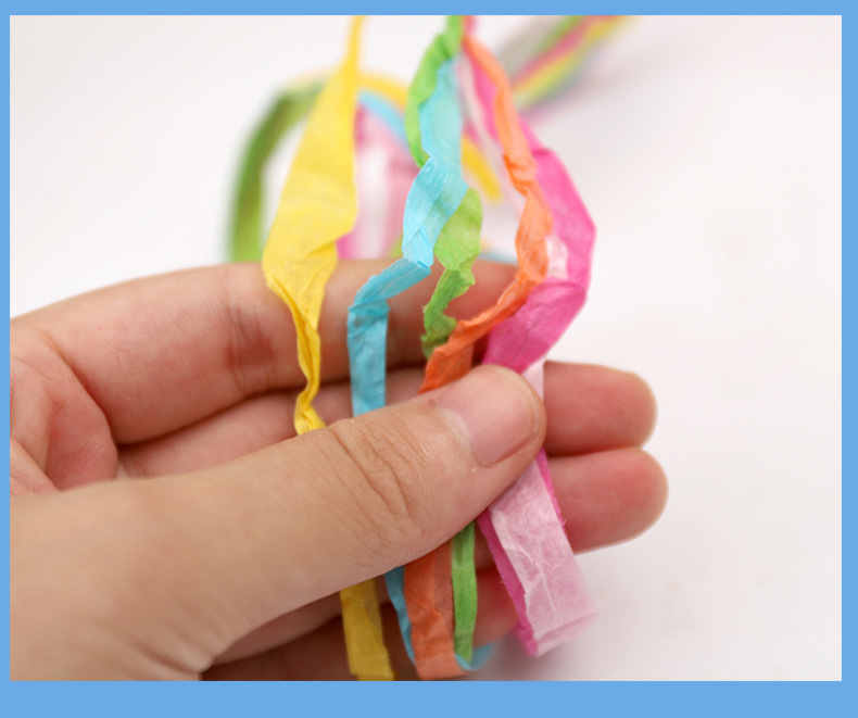 Manufacturers direct sale 6 color package color rafai rope knitting creative diy gift packaging rope 80 m6 decorative rope
