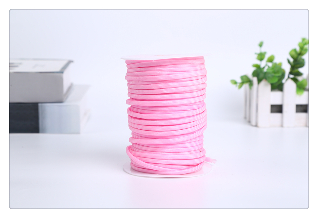 Parachute Cord Colorful DIY Hand-Knitting Thread, Tent Polypropylene Fiber Compound Rope, Braided Rope