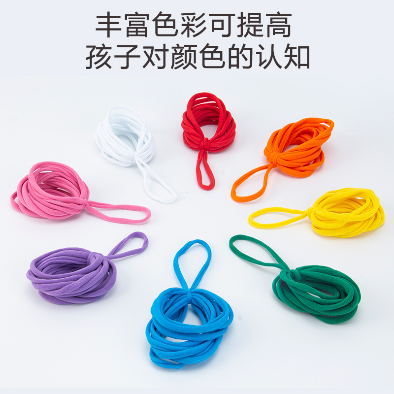 Rubber Band Elastic rope Comprise toy puzzle loop knitting machine line bag