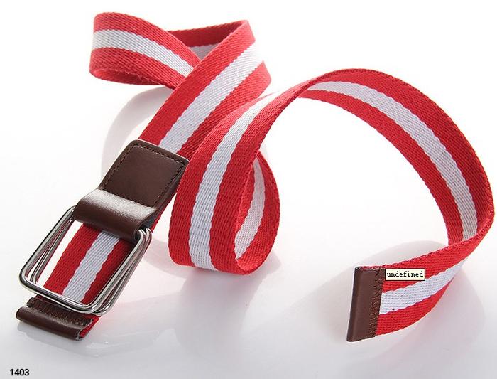 New three knitted fabric with woven canvas belt color variety