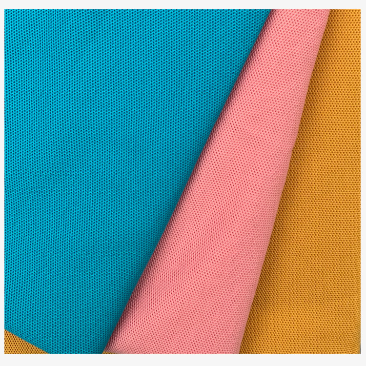 Pique Functional Cool Breathable High-End Mesh Polo Knitted Fabric Sports Fabric