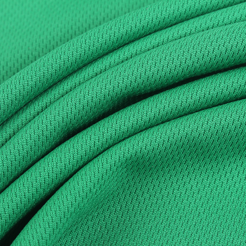 Large Supply of Weft Knitted Bird Eye Cloth Knitted Fabric Quick-Drying Polyester Double-Sided Tight Sportswear Stretch Swimsuit Fabric