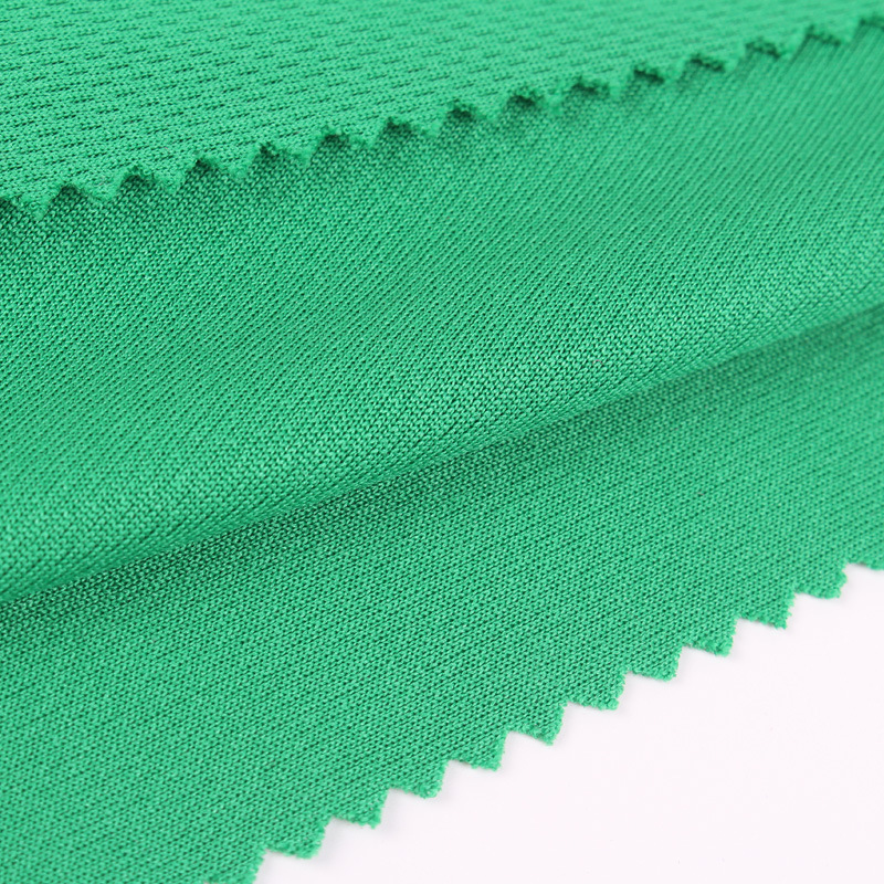 Large Supply of Weft Knitted Bird Eye Cloth Knitted Fabric Quick-Drying Polyester Double-Sided Tight Sportswear Stretch Swimsuit Fabric