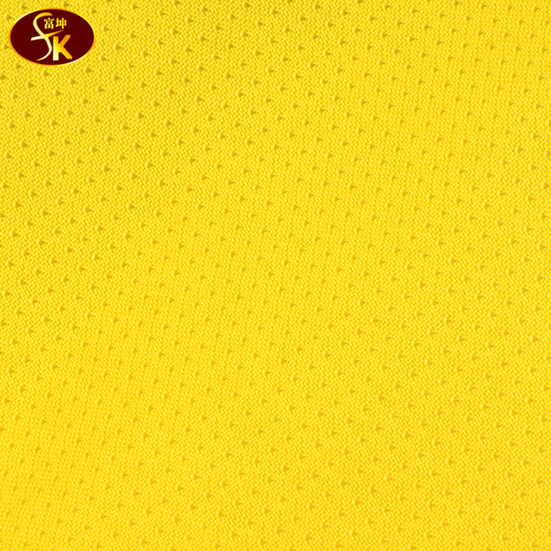 Polyester knitted fabric mesh fabric elastic breathable sportswear fabric sweat absorber