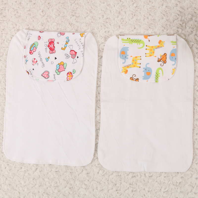 Happy energy knitted fabric sweat absorbent towel large baby sweat isolation towel back towel