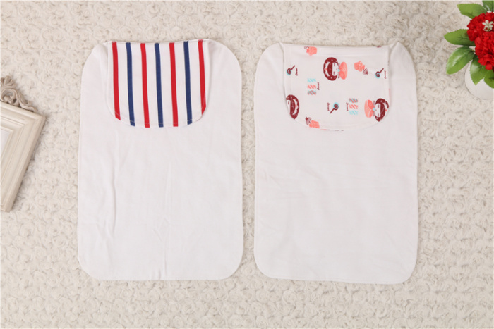 Happy energy knitted fabric sweat absorbent towel large baby sweat isolation towel back towel