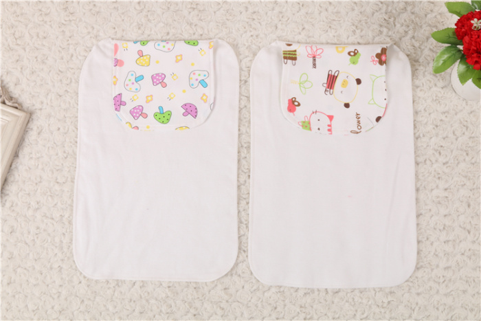Happy energy knitted fabric sweat absorbent towel large baby sweat isolation towel back towel
