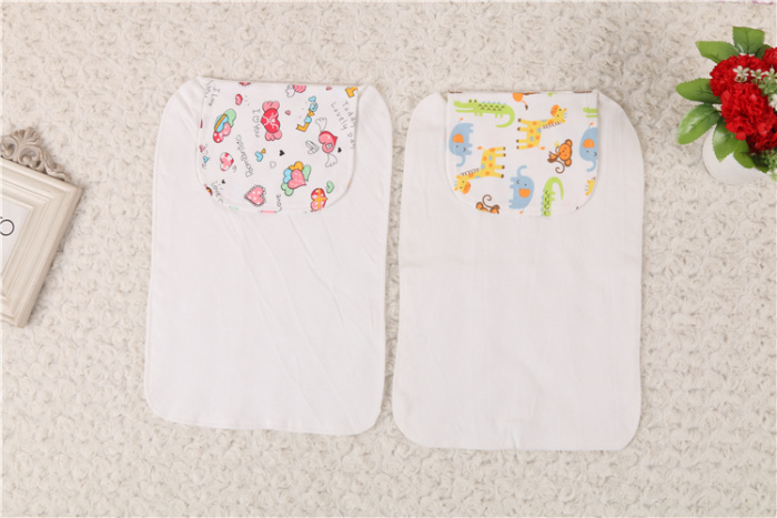 Happy energy knitted fabric sweat absorbent towel large baby sweat isolation towel back towel
