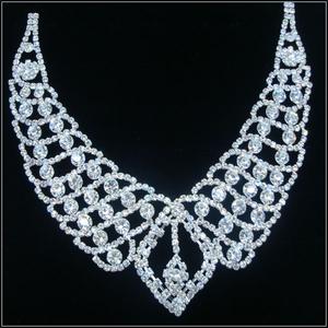 New stock supply collar rhinestone lace wedding accessories/decals//diamond metal garment accessories