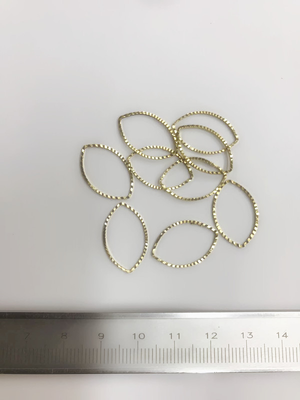 Special shaped batch of copper ring horse eye diamond DIY garment accessories Special shaped batch of copper ring horse eye diamond DIY garment accessories