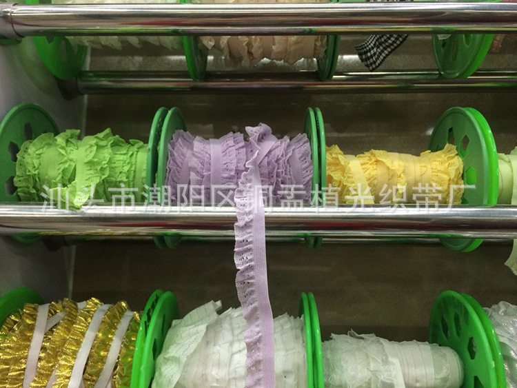 Large quantity and high price factory sell 1.8cm jacquard elastic garment accessories diamond fashion DIY ribbon