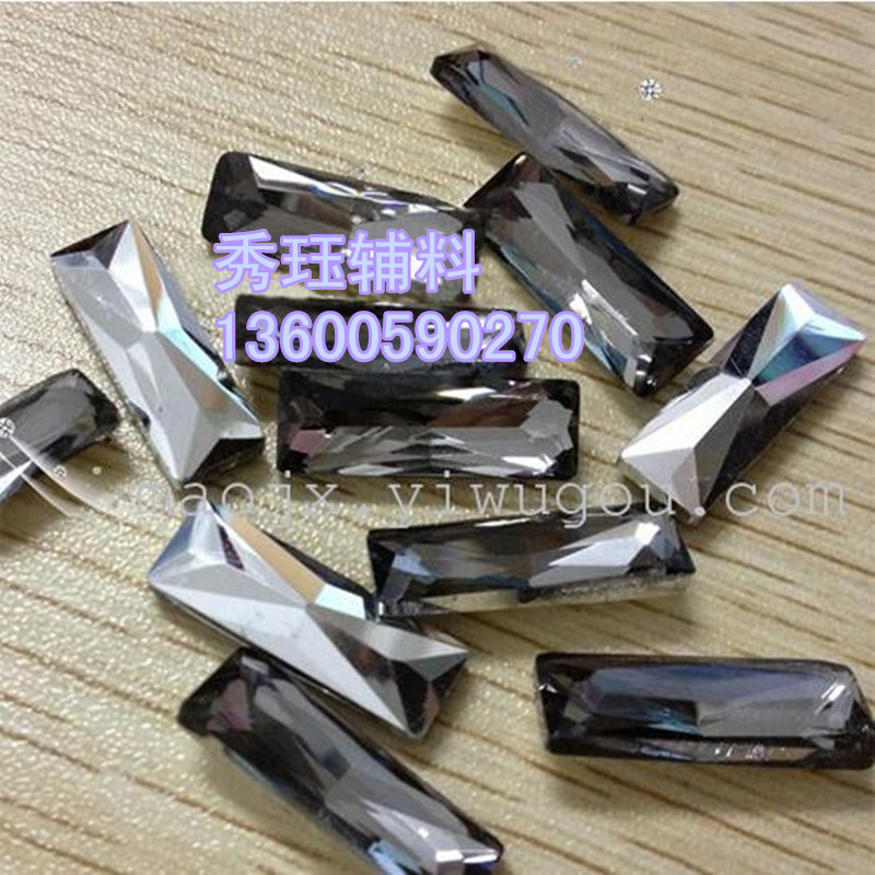 Shaped diamond shaped diamond 5*10 star high quality garment accessories accessories