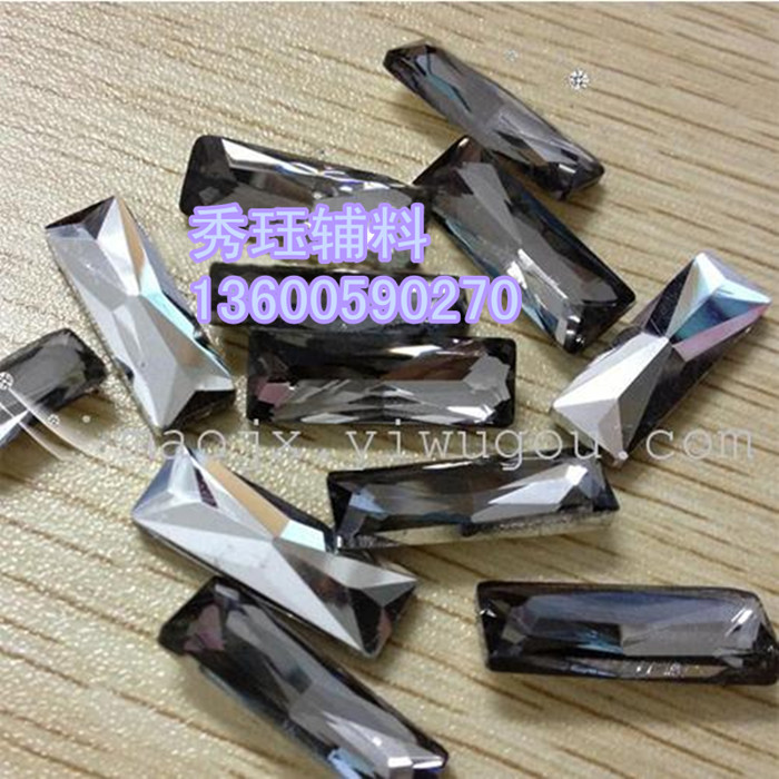 Shaped diamond shaped diamond 5*10 star high quality garment accessories accessories