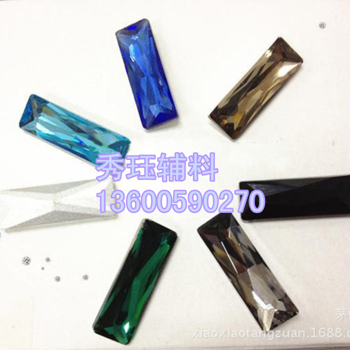 Shaped diamond shaped diamond 5*10 star high quality garment accessories accessories