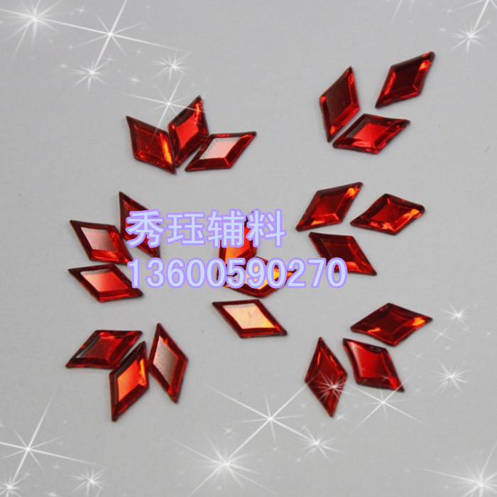 DIY manual 5*10mm double sided diamond shaped drilling garment accessories