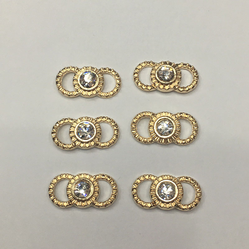 1 teeth with diamond chain of garment accessories accessories and shoes button