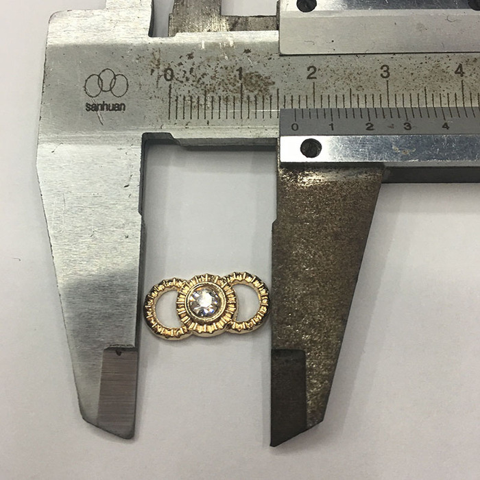 1 teeth with diamond chain of garment accessories accessories and shoes button