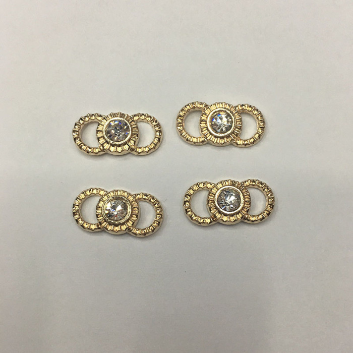 1 teeth with diamond chain of garment accessories accessories and shoes button