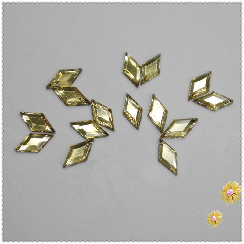 Double sided drilling 6*12 shaped diamond drilling drilling garment accessories