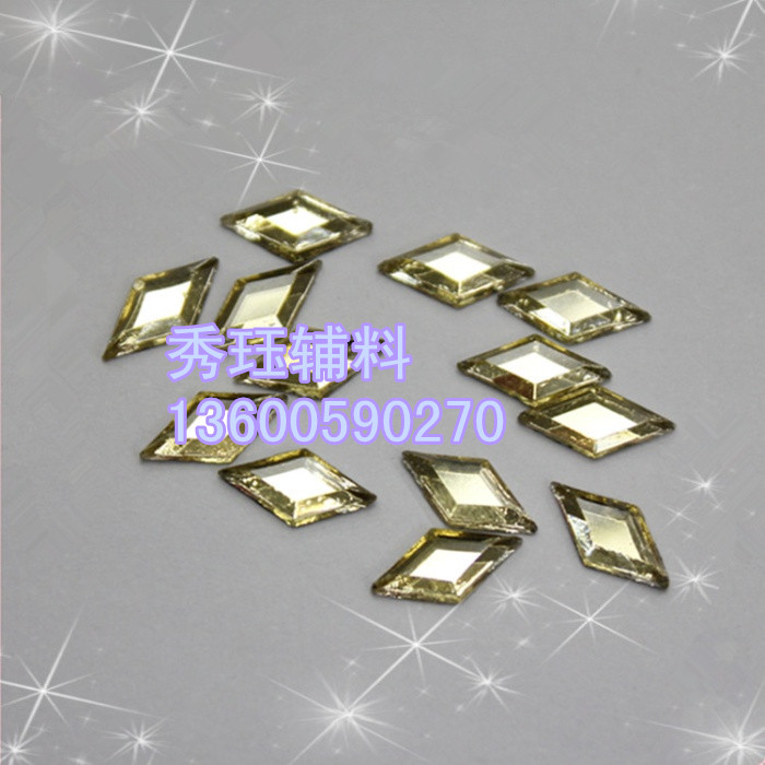 Double sided drilling 6*12 shaped diamond drilling drilling garment accessories