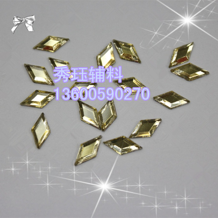 Double sided drilling 6*12 shaped diamond drilling drilling garment accessories