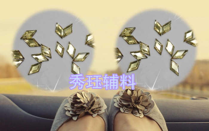 Double sided drilling 6*12 shaped diamond drilling drilling garment accessories