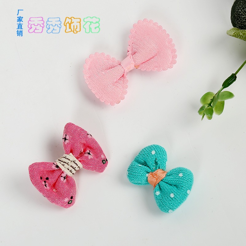 Creative new multicolor diy bow garment, footwear and hat accessories, fashion band diamond bow mask earmuff accessories Creative new multicolor diy bow garment, footwear and hat accessories, fashion band diamond bow mask earmuff accessories
