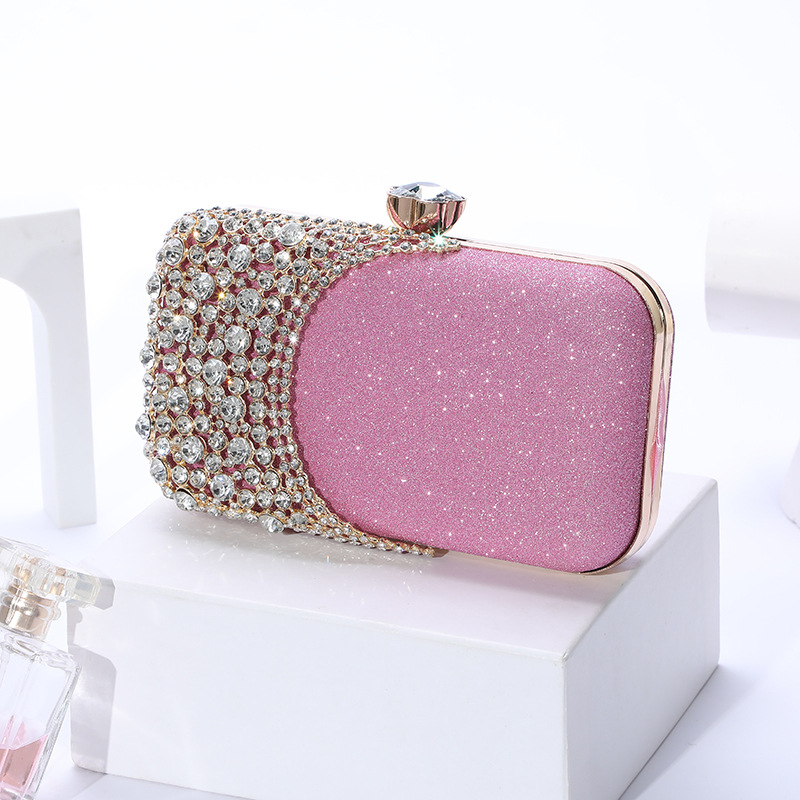 Internet Celebrity Diamond Evening Bag Women's Hand Holding Dress Garment Bag Disco Dancing Shiny Ladies Banquet Cheongsam Handbag Cosmetic Bag Internet Celebrity Diamond Evening Bag Women's Hand Holding Dress Garment Bag Disco Dancing Shiny Ladies Banquet Cheongsam Handbag Cosmetic Bag