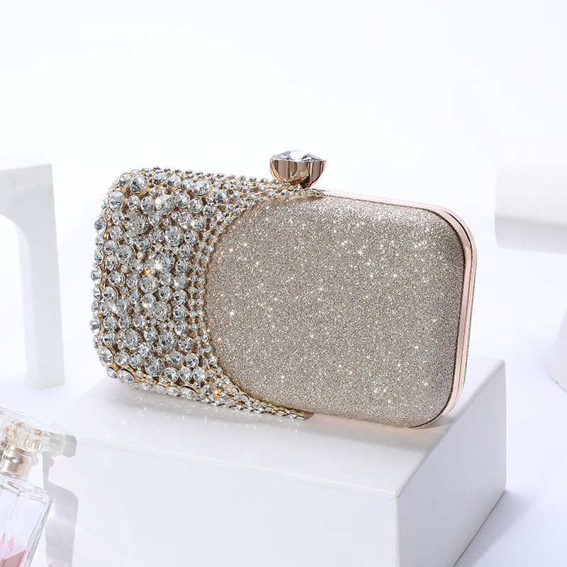 Internet Celebrity Diamond Evening Bag Women's Hand Holding Dress Garment Bag Disco Dancing Shiny Ladies Banquet Cheongsam Handbag Cosmetic Bag Internet Celebrity Diamond Evening Bag Women's Hand Holding Dress Garment Bag Disco Dancing Shiny Ladies Banquet Cheongsam Handbag Cosmetic Bag