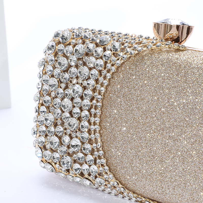 Internet Celebrity Diamond Evening Bag Women's Hand Holding Dress Garment Bag Disco Dancing Shiny Ladies Banquet Cheongsam Handbag Cosmetic Bag Internet Celebrity Diamond Evening Bag Women's Hand Holding Dress Garment Bag Disco Dancing Shiny Ladies Banquet Cheongsam Handbag Cosmetic Bag