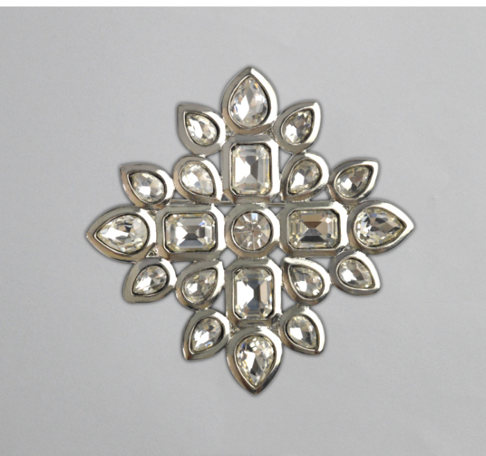Korean jewelry fashion garment accessories Diamond Brooch alloy retro Unisex
