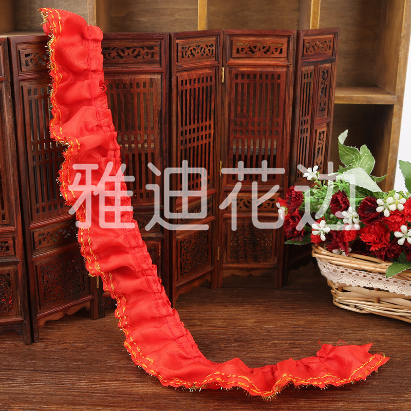 High - quality polyester lace fashion matching diy accessories garment decoration wrinkle lace