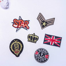 Yiwu factory direct sale shoulder patch jumbo garment decoration diy cloth label arm patch patch patch Yiwu factory direct sale shoulder patch jumbo garment decoration diy cloth label arm patch patch patch